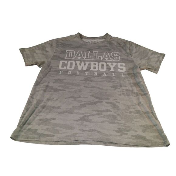 Dallas Cowboys Camo Tshirt Men Sz M NFL Football Gray Sportswear Casual - Picture 1 of 7